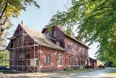 Bahnhof Bad Düben – Straßenseite